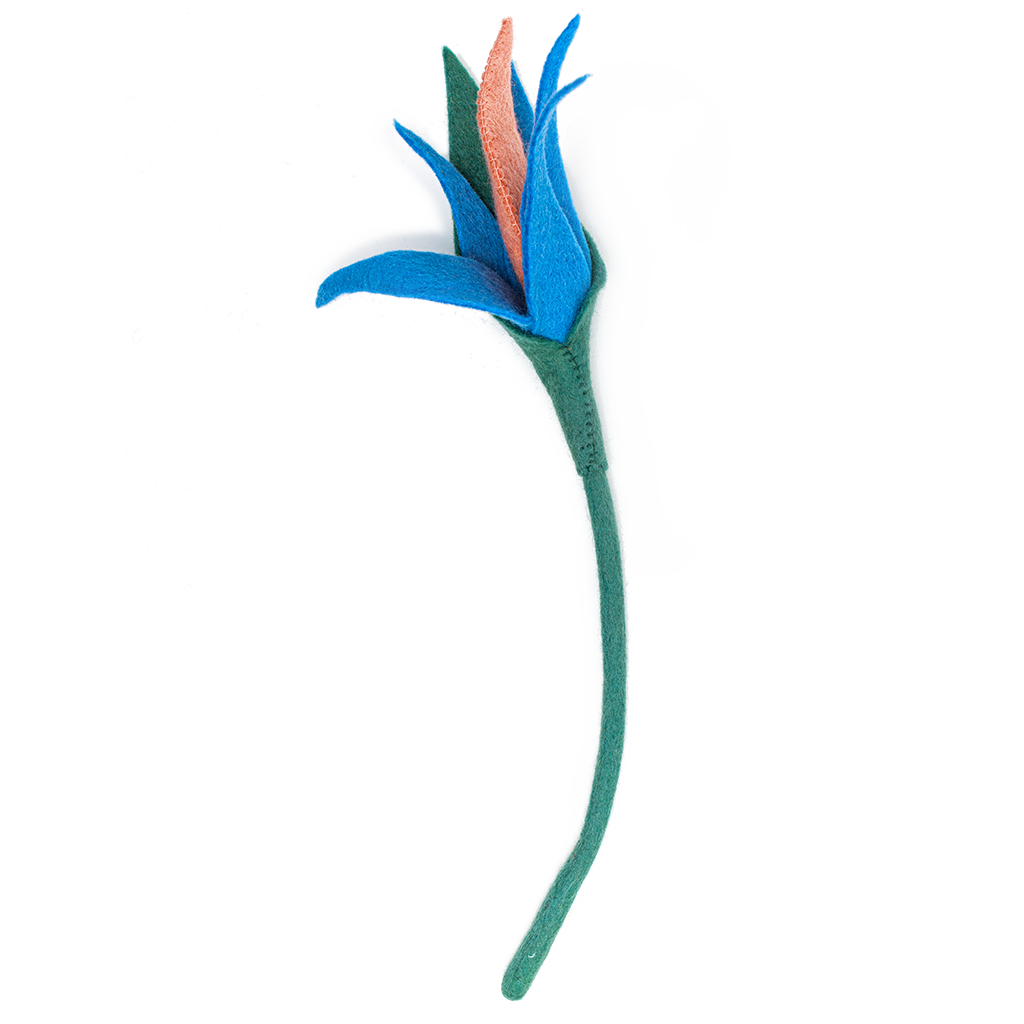 Felt Bird Paradise Flower