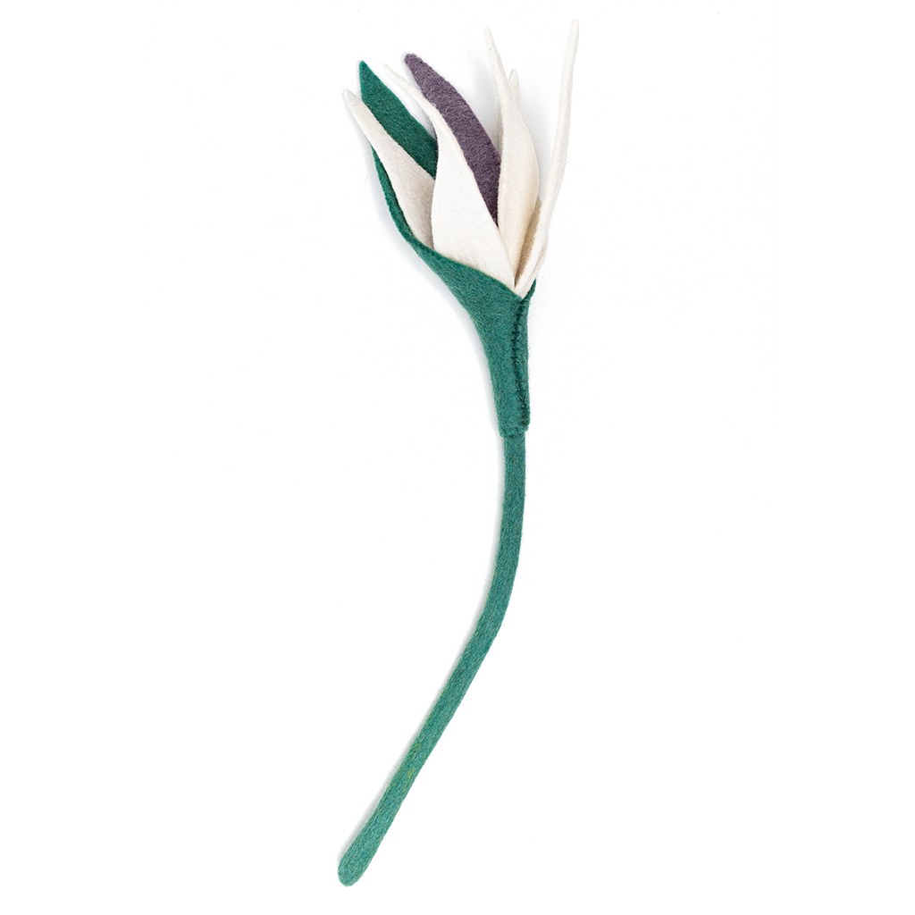 Felt Bird Paradise Flower