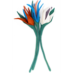 Felt Bird Paradise Flower