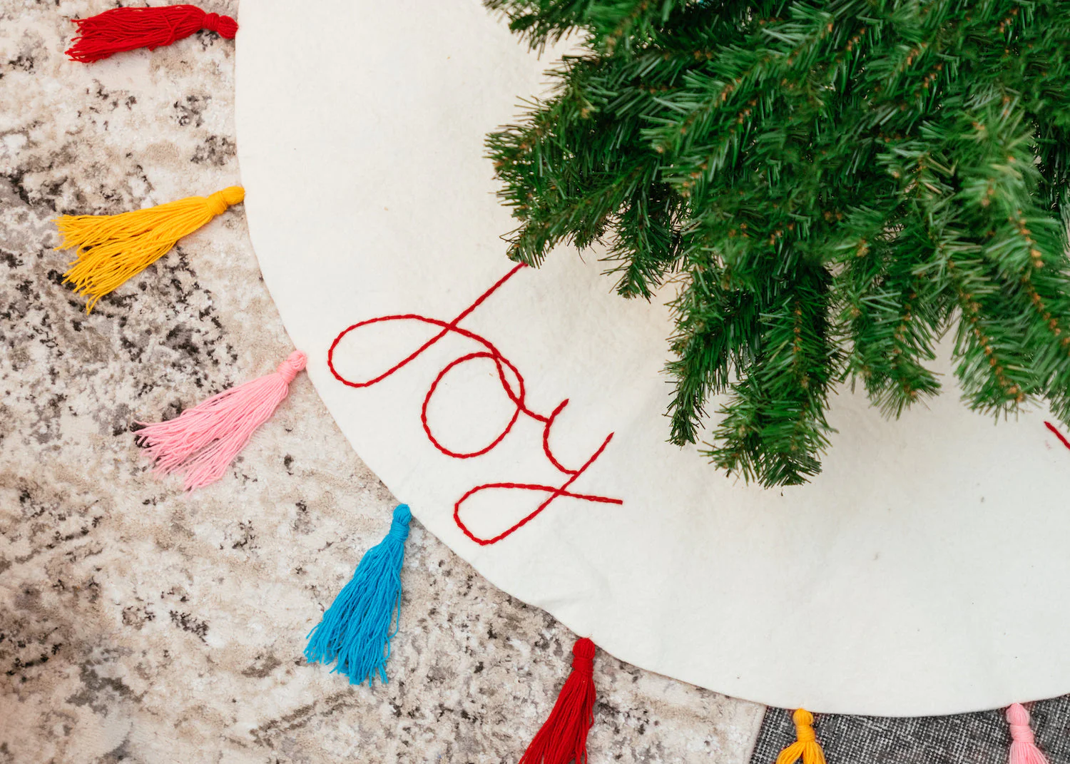 Felt Love Tree Skirt