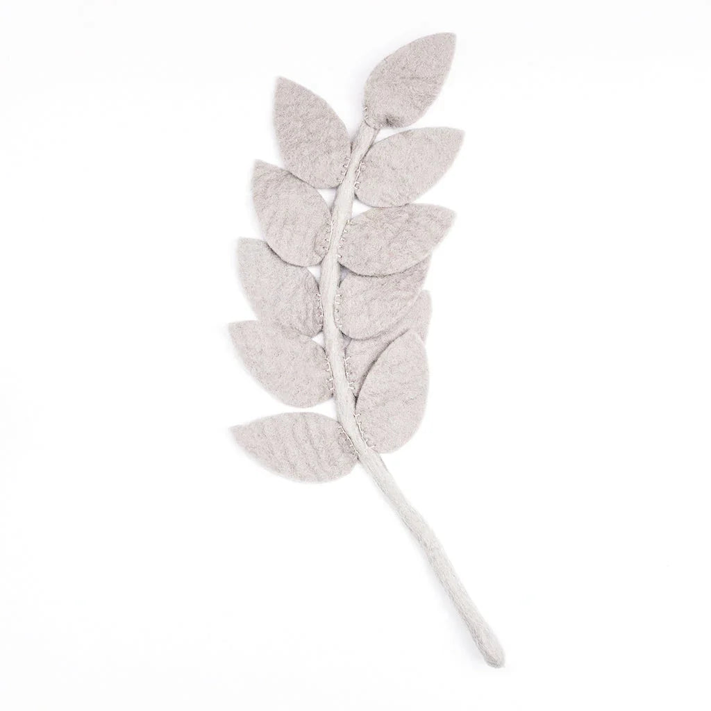 Felt Harvest Leaf Grey