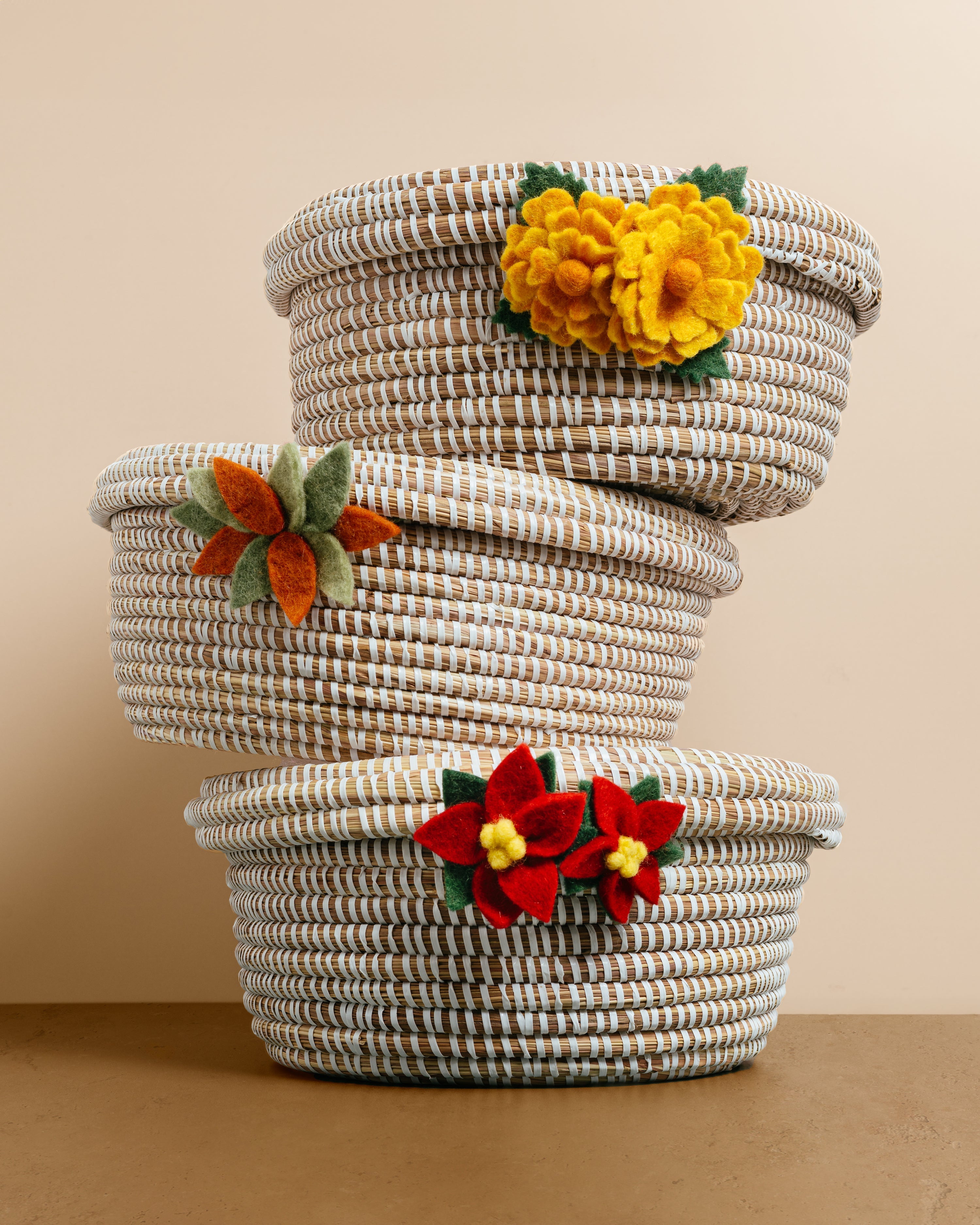 Felt Marigold Gift Wrap