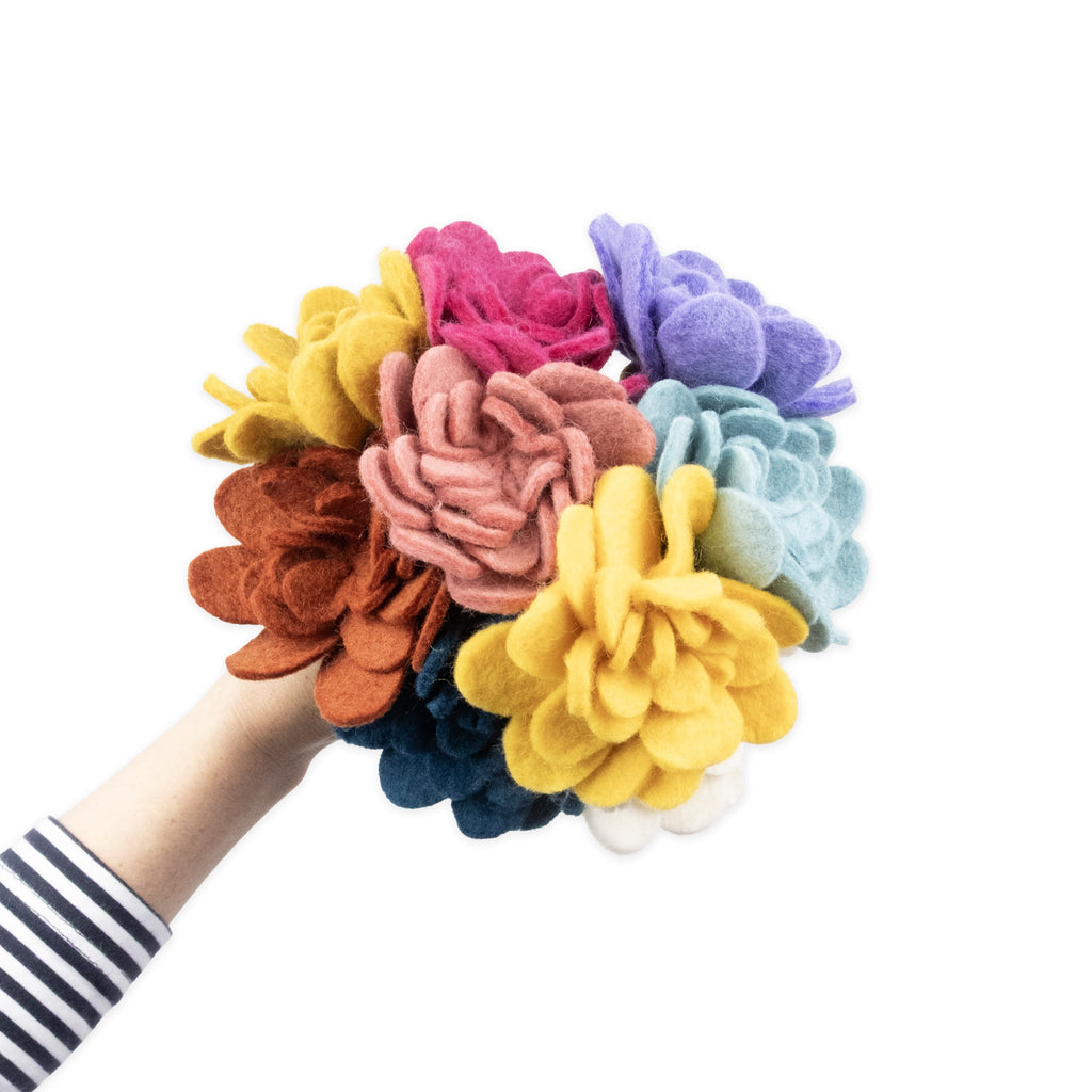 Felt Zinnia