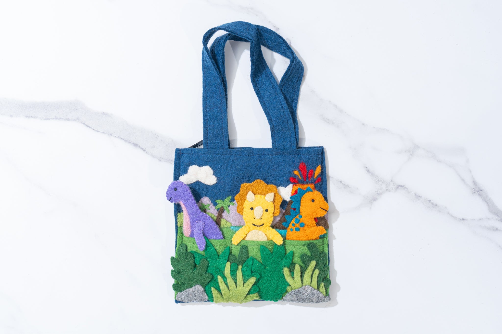 Felt Dinosaur Puppet Bag