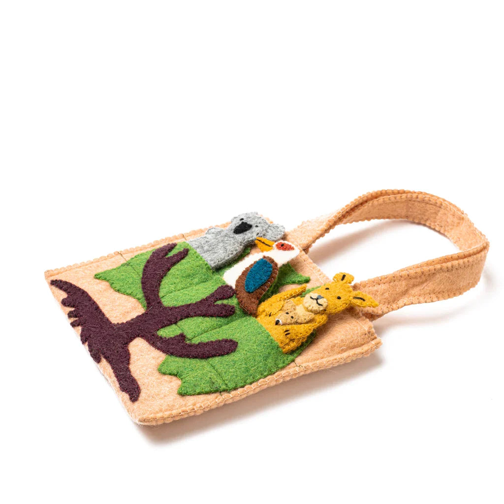 Felt Australia Puppet Bag