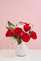 Felt Long Stem Rose