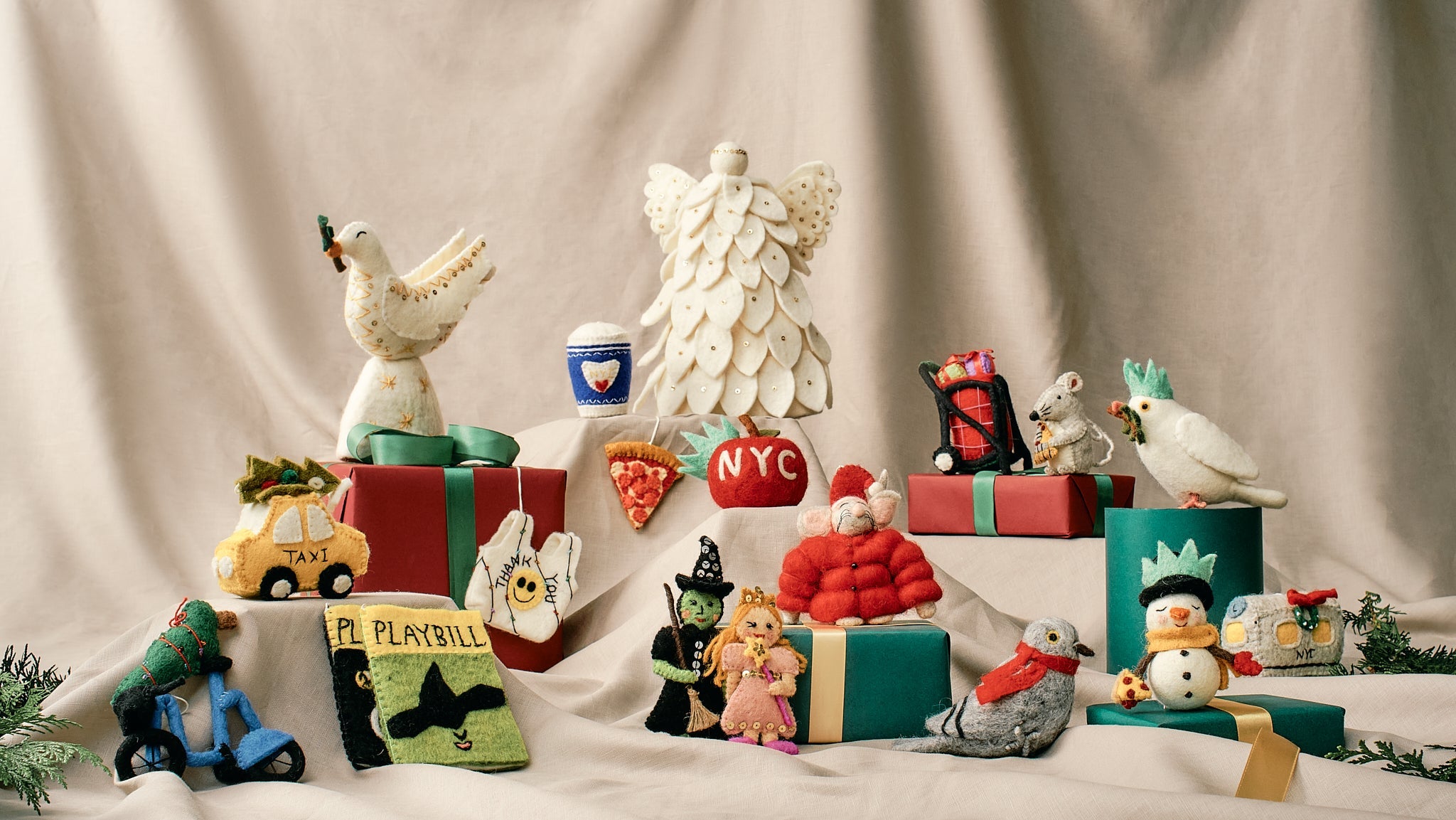 Felt NYC Dove Ornament