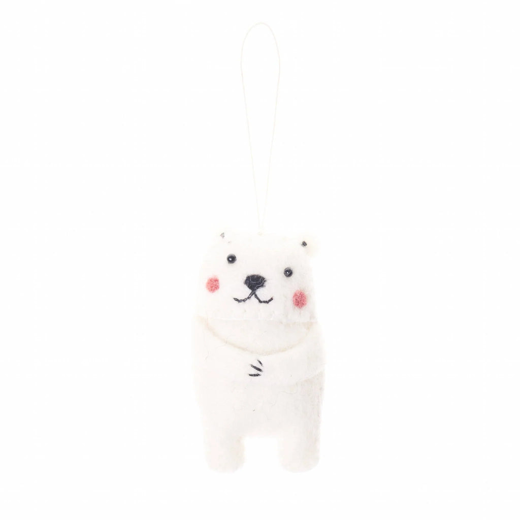Felt Arctic Animal Ornaments