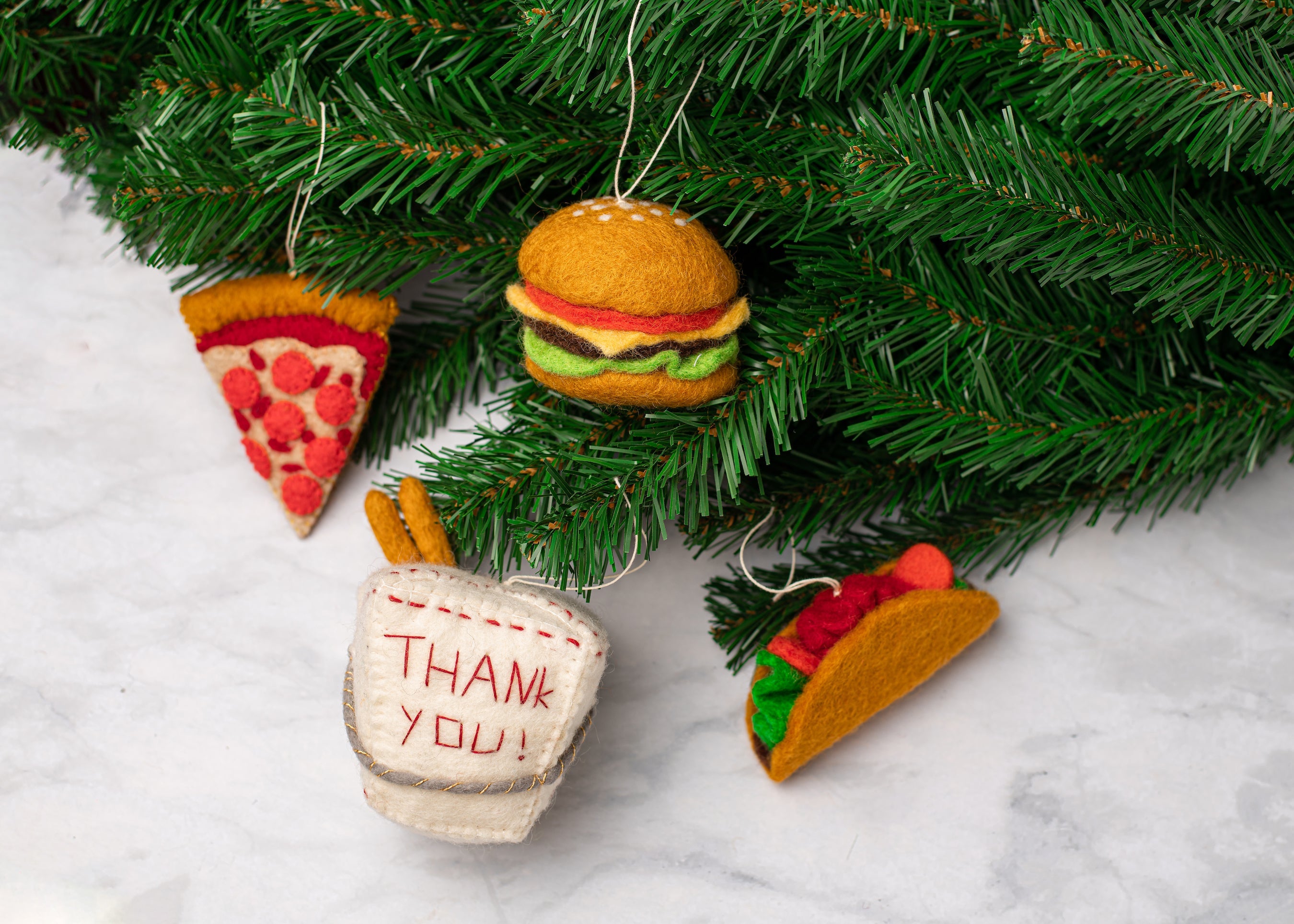 Felt Out Box Ornament