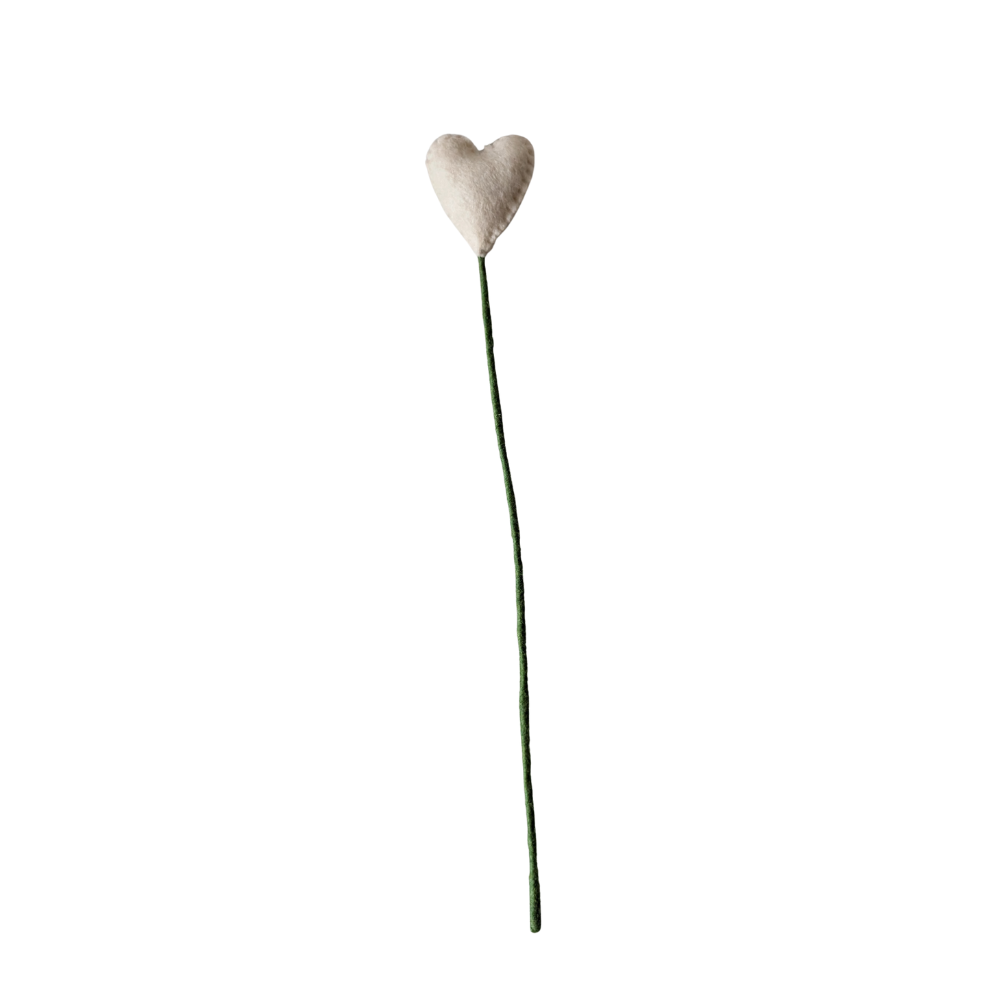 Felt Heart Stems