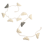 Felt Cloud Garland Grey