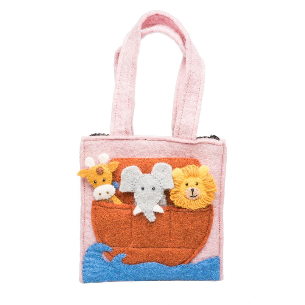 Noah's Felt Puppet Bag