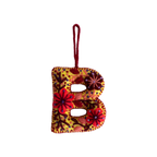Embroidered Alphabet Ornaments