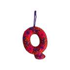 Embroidered Alphabet Ornaments