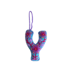 Embroidered Alphabet Ornaments