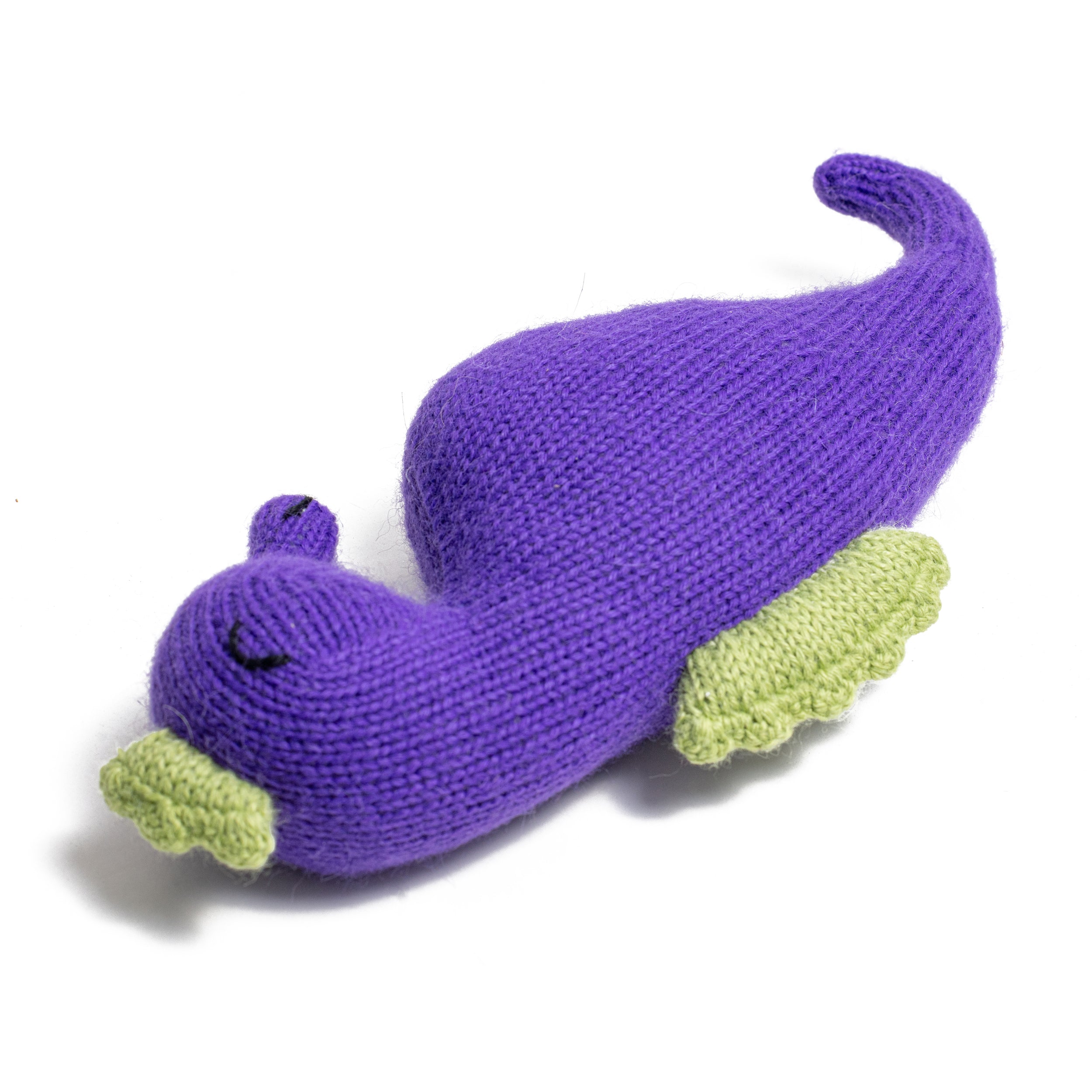 Knit Stuffed Seahorse Toy