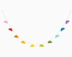 Felt Cloud Garland Grey