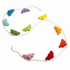 Felt Cloud Garland Grey