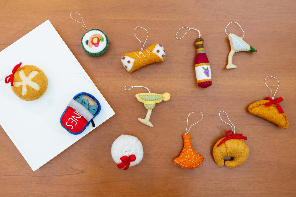 Felt Can Sardines Ornament
