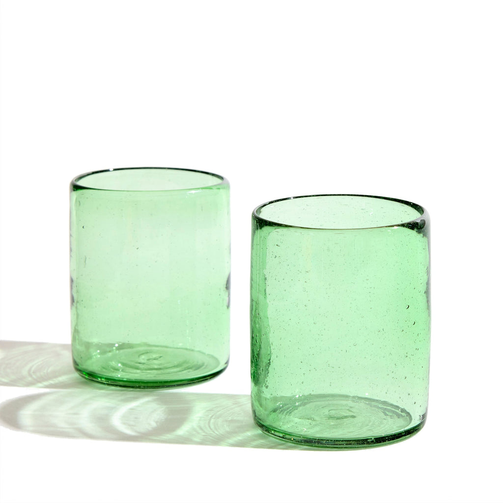 Verde Juice Drinking Glass