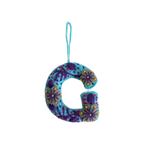 Embroidered Alphabet Ornaments