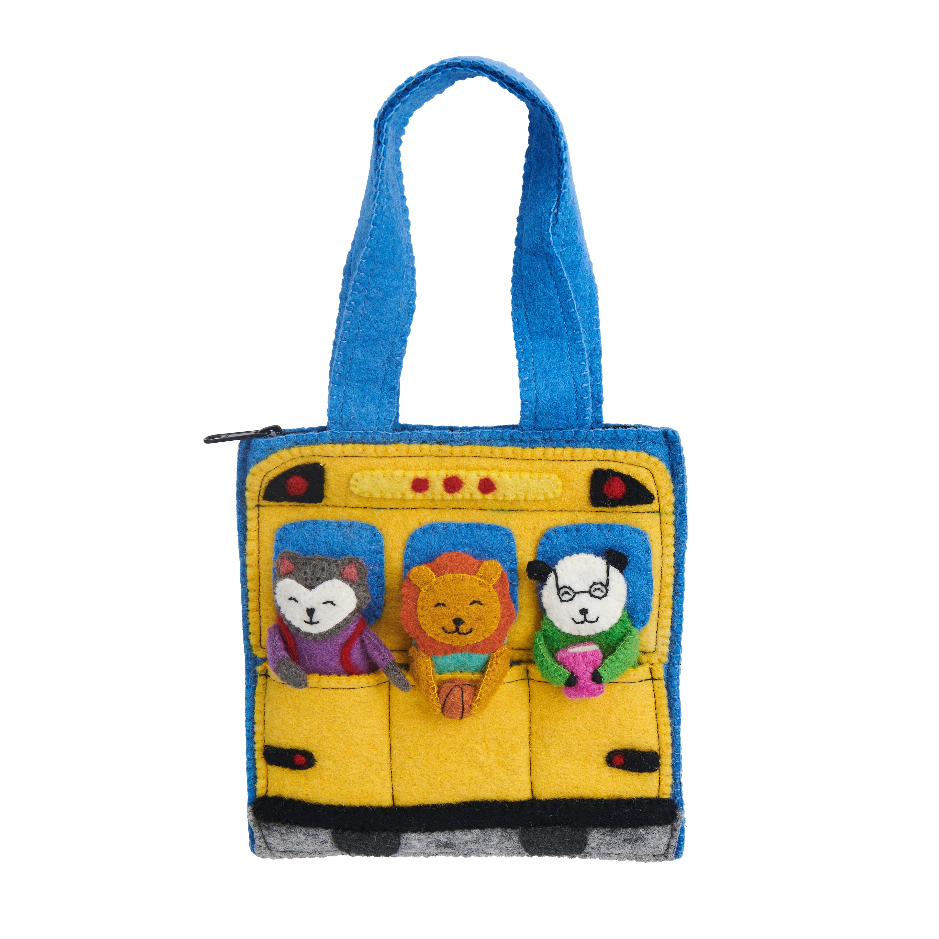 Felt Bus Puppet Bag