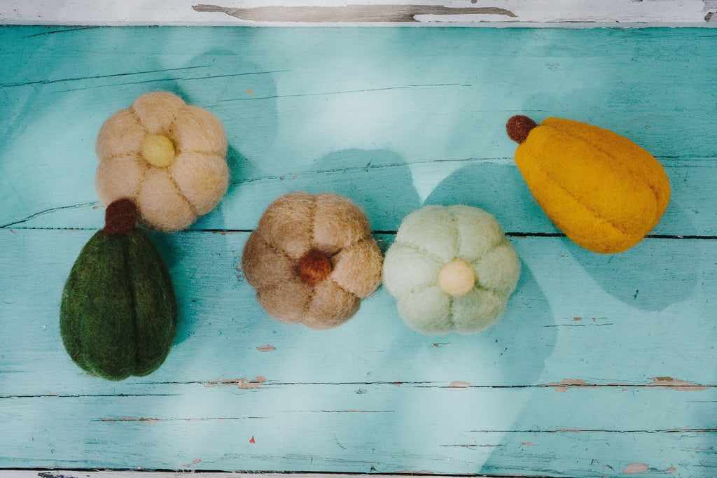 Felt Harvest Gourds